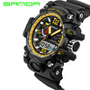 Sport Watch Camouflage Double Display Cold Light Electronic Waterproof Mens