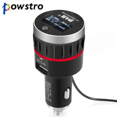 Powstro Universal 5V 2.4A Car Charger With Car DAB Plus Radio Receiver Tuner FM Transmitter Converter For iPhone Android Phone