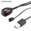 Fornorm IR Infrared Remote Control Receiver Extender Repeater Emitter Used in Audio TV Set Top Box Other IR Infrared