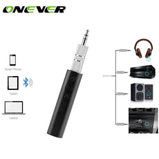 Onever Mini Bluetooth 4.1 Music Receiver Adapter 3.5mm Stereo Output AUX Audio Streaming hands-free Smart Wireless Bluetooth Kit