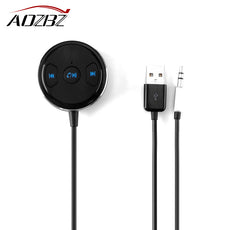 AOZBZ 3.5mm Bluetooth Receiver Music Audio Receiver Adapter Rechargeable Hands-free Kit AUX Support Siri for Speaker Car Stereo