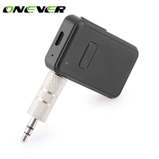 Onever universal 3.5mm Car Kit Bluetooth 4.1 Receiver Music Audio Receiver Adapter AUX A2DP for Speaker Headphone car receiver