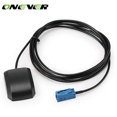 Onever Universal Waterproof Magnetic Car GPS Antenna with FAKRA Male Connector 28dBi Gain Car Auto GPS Antenna black Antenna