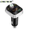 Onever Bluetooth FM Transmitter Quick Charger 3.0 Car MP3 Audio Music Player Dual USB Radio Modulator Car Kit HandsFree FLAC/APE