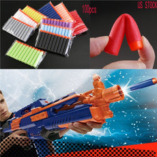 EVA 100pcs Safe Refill Bullet Darts for Nerf N-strike Elite Series 7.3cm/150g Blasters Kid Toy Gun Play Game