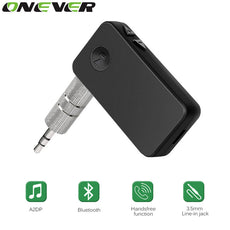 Bluetooth Car Kit 3.5mm Streaming A2DP Wireless AUX Audio Music Receiver Adapter Handsfree with Mic for Phone MP3 Car-styling