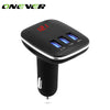 Onever Car Audio mp3 player FM transmitter wireless modulator Car Bluetooth Handsfree With Charger 3.1A Dual USB TF Slot black