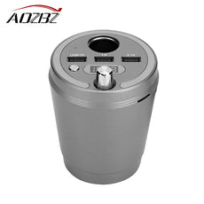 Aozbz Car Audio mp3 player FM transmitter wireless FM modulator Car Bluetooth Handsfree call 3.1A 3-USB Car Charger DC 12/24V