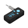 Onever Universal Car 3.5mm Bluetooth Receiver AUX A2DP Home Music Audio Receiver Adapter Hands-free Car Kit With TF Card Slot
