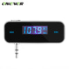 FM Transmitter MP3 Player Transmitter Audio Music LCD Diaplay Broadcasting 3.5mm Port for Phones IPhone IPod Android Samsung