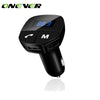 Onever Bluetooth Car Kit FM Transmitter Adapter FM Modulator Handsfree Music Mp3 Player Audio USB Charger For Smartphone