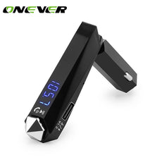 Onever Car Audio mp3 player FM transmitter wireless modulator Car Bluetooth 4.2 With Charger 2.1A USB TF Slot usb FM Transmitter