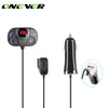 Onever Car MP3 Player Bluetooth FM Transmitter Wireless Audio Modulator Handsfree Car Kit 5V 2.1A Support Flash Drive TF Card