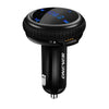Onever FM Transmitter Bluetooth Modulator Hands Free Car Kit with Car GPS Location Tracking Car MP3 Audio Player USB Charger LED