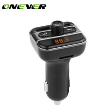 Car MP3 Audio Player Bluetooth Wireless FM Transmitter Modulator Car Kit Hands Free With 3.4A Dual USB Charger TF Slot