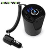 Onever Car Audio mp3 player FM transmitter wireless modulator Car Bluetooth Handsfree With Charger 2.1A Dual USB TF Slot black