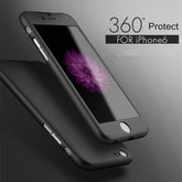 Luxury Hybrid Tempered Glass + Acrylic Hard Case Cover Skin For iPhone 6 4.7inch