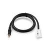 Onever 3.5mm Aux Car Audio Cable Auto CD Stereo Audio Line Input Cable For Peugeot 308 407 408 507 Citroen C2 C5 Sega Triumph