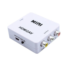 Mini Composite 1080P HDMI to RCA Audio Video AV CVBS Adapter Converter For HDTV