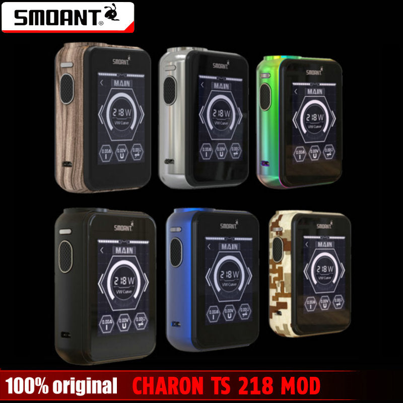 Original Smoant CHARON TS 218 Box Mod With 2.4 inch Touch Screen Power ...