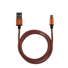 Braided Aluminum Micro USB Data&Sync faster Charger Cable For Android Phone