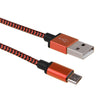 Braided Aluminum Micro USB Data&Sync faster Charger Cable For Android Phone