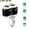 Onever Quick Charge QC 3.0 Dual USB Car Charger Fast Charging 5V 3.1A Output 120W Power Cigarette Lighter Socket with Voltmeter