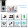 WiFi Wireless Doorbell Camera Remote Video Door Intercom IR Night Vision Security Bell Phone(Silver)