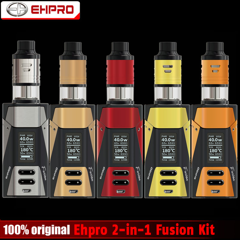 Original Ehpro 2-in-1 Fusion 150W TC Kit with Ehpro Fusion 18650 Box M ...