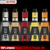Original Ehpro 2-in-1 Fusion 150W TC Kit with Ehpro Fusion 18650 Box Mod and Fusion Tank Dual Post Build Deck e cig Vape Kit