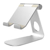 Adjustable Tablet Stand Aluminum Desktop Stand Holder Dock for iPad Kindle E-reader Other Android Tablets