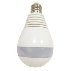 Wireless Panoramic Bulb Camera 360 Degrees Fisheye Lens Home Surveillance System For Home Security Night Vision Camera Two-Way Talking Motion Detection