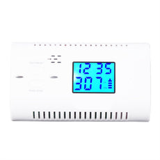 CO Detector Carbon Monoxide Alarm Tester Sensor Alarm Detector with Digital LCD Display
