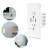 Standard USB Wall Outlets Electrical Outlet Anti-Fire Level 945VB with Dual USB Port For iPhone X/8 Plus/8/6S/7 Plus/Samsung GALAXY S7 edge/S7/S6 Edge+/S6/Edge