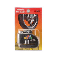Mini Style 110DB Security Motorcycle Alarm Lock Anti-theft Wheel Disc Brake Alarm Locks for Harley KTM YAMAHA