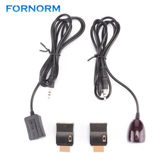 FORNORM IR Extender Over HDMI Remote Control Receiver Transmitter Cable Kit Dual-Band 30KHZ-60KHZ IR Remote Infrared Extender