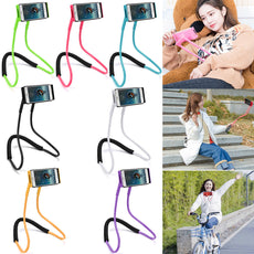 Universal Lazy Hanging Neck Phone Stand Mount Necklace Support Bracket Holder