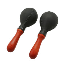 Professional Pair of Maracas Shakers Rattles Sand Hammer Percussion Instrument Musical Toy for Kid Children KTV Party Game