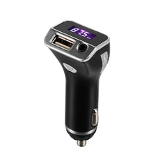 Car Kit FM Transmitter MP3 Player Modulator With 2.1A USB Car Charger Support U Disk Play AUX-IN DC 12/24V