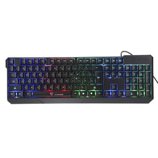 MOTOSPEED 104 Gaming Esport Keyboard USB Wired LED Colorful Backlit Backlight Illuminated PC Laptop Notebook Desktop
