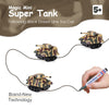 GOLD LIGHT Magic Mini Tank Follow Black Drawn Line Toy Car