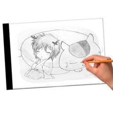 K1 LED Light Drawing Table USB Pad A4 Copy Board Copying Sketch Tracing Display Black