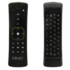 MINIX NEO A3 2.4G Wireless Keyboard Fly Air Mouse 6-Axis Gyroscope Remote Control with Voice Input for MINIX Media Hubs Android TV Box Black