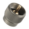 LPG Canister Head Adapter 1L Outdoor Camping Propane Small Tank Input EN417 Lindal Valve Output
