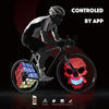 Colorful Intelligent Smart Bicycle Bike Wheel Spoke Light Bicycle Hub Light LED light Rechargeable