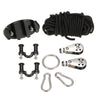 High Quality Kayak Anchor Trolley Cleat Kit Set With Well Nuts Stainless Steel Screws Rivets