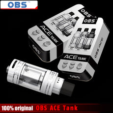 Original OBS ACE Tank 4.5ml with Ceramic 0.45 Coil With RBA Coil OBS ACE Atomizer for 510 Thread Battery