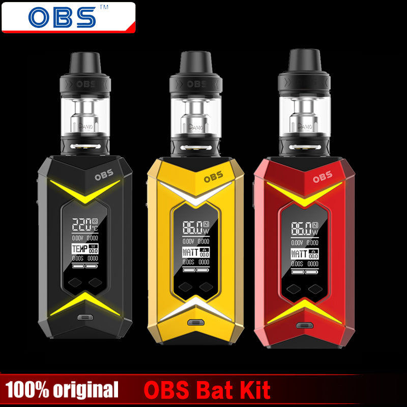 Original OBS Bat Kit with 5ml Damo Subohm Tank & 218W Bat Box Mod E-ci ...