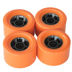 New Orange Color Wheels 1/2/3/4pcs Skateboard Bearings Smooth Riding Durable Longboard Wheels Professional Skate Board