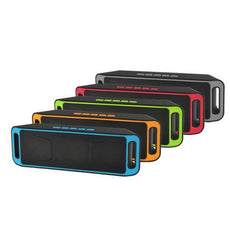 SC208 Bluetooth 4.0 Portable Wireless Speaker TF USB FM Radio Dual Bluetooth Speaker Bass Sound Subwoofer Speakers